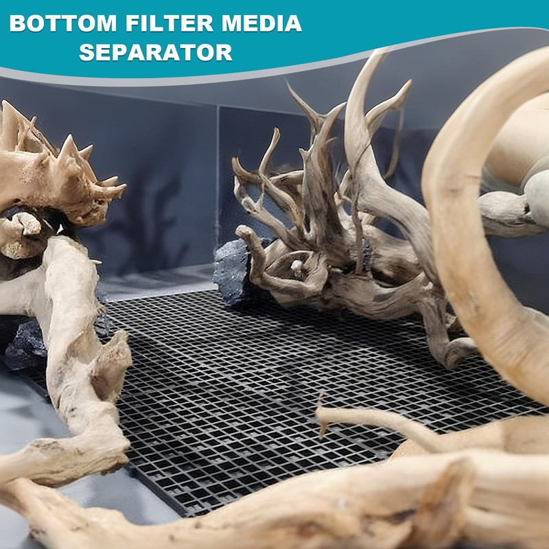 31 Pcs Plastic Egg Crate Set, 11.8"x11.8" Fish Tank Divider