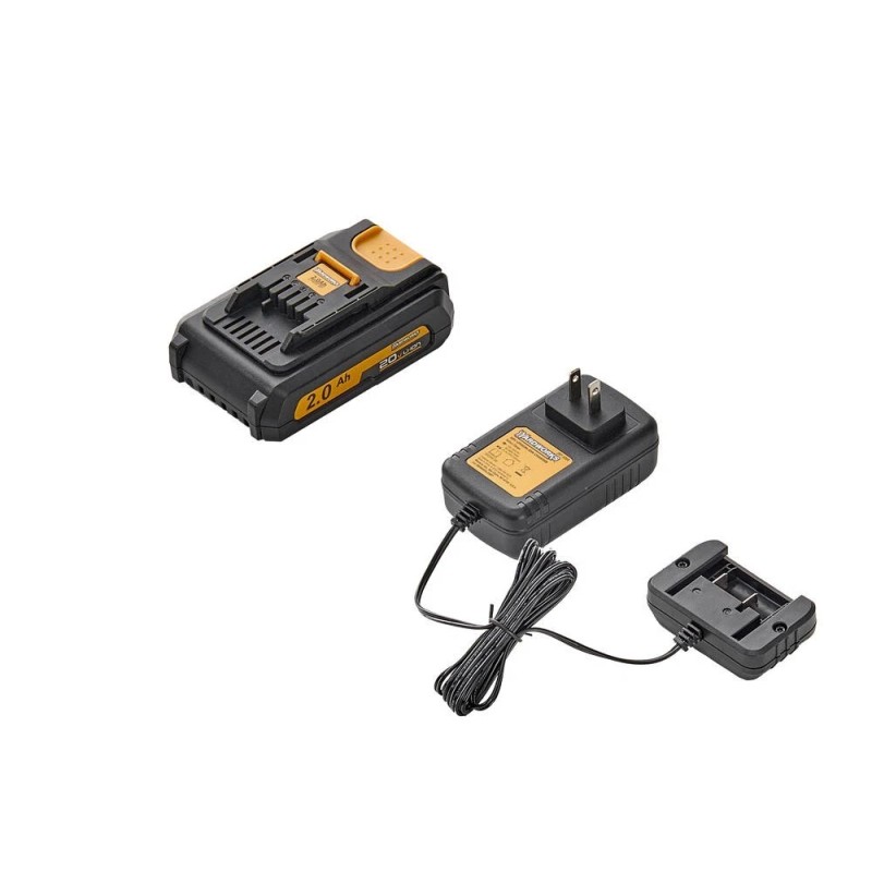 Yardworks 350 CFM 20 Volt Cordless Leaf Blower Light Battery