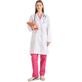 MISEMIYA - Laboratory Coat Woman - Medical Uniforms - White Coat 8166, White