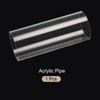 Rebower 6" Clear Plastic Rigid Pipe 54mm x 60mm(2 1/8"