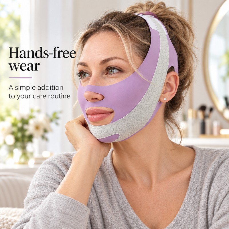 Face-Lift With Sleep Face V Shaper Facial Slimming Bandage Relaxation