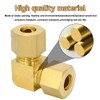 8 mm Angle Compression Fitting, Brass Compression Pipe Fitting, Pneumatic