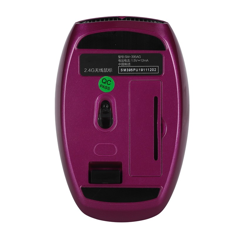 2.4G Wireless Mouse Symmetric with USB Receiver for Desktop Computers