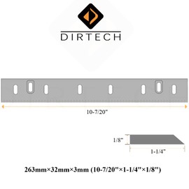 10" Planer Blade Knives for Ryobi AP10 AP10N Power Planers HSS Planer Knife with Single Cuttting Edge, 4 Pcs