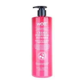 CREMA CORPORAL FRUTOS ROJOS WOTT 740 ML.