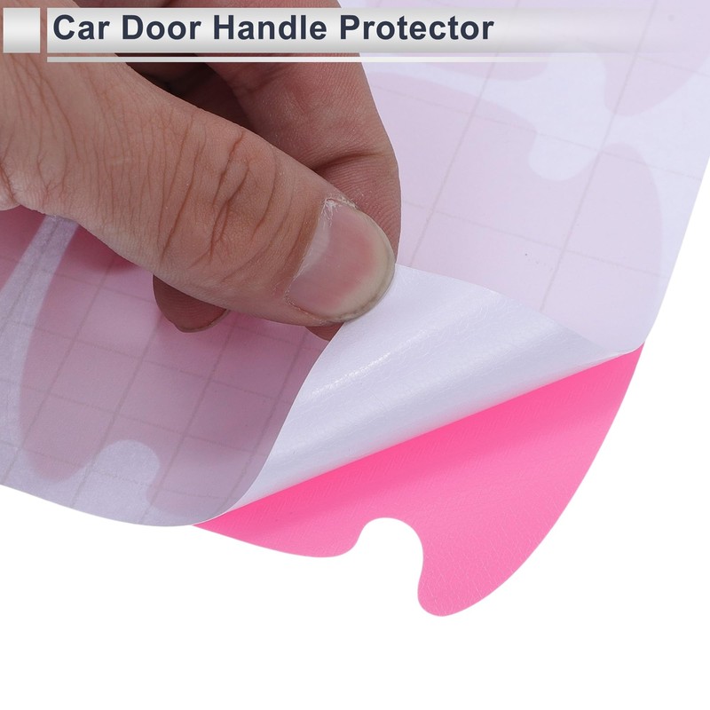 RATCHROLL 1 Set Universal Door Handle Sticker Anti-Scratches 83x90mm Auto