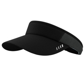 Clape Summer Sport Sun Visor UV Protection Visor Cap Breathable Lightweight Running Visor Hat Topless Sun Hat Elastic Golf Tennis Cap