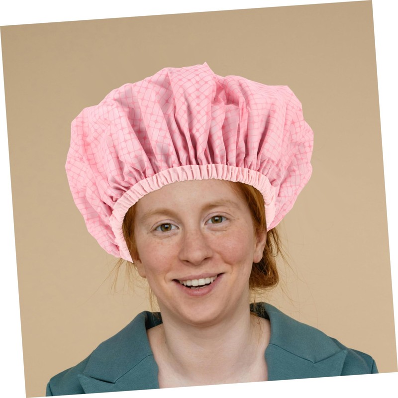 Healeved Hair Mask Cap Processing Caps Eva Pink