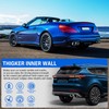 Dual Exhaust Tip,2.5" Inlet 3.5" Outlet 9.5" Length Punta De