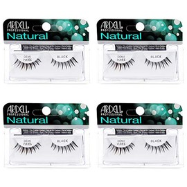 Ardell Natural Lashes Pestañas Postizas Demi Pixies Negro (paquete de 4)