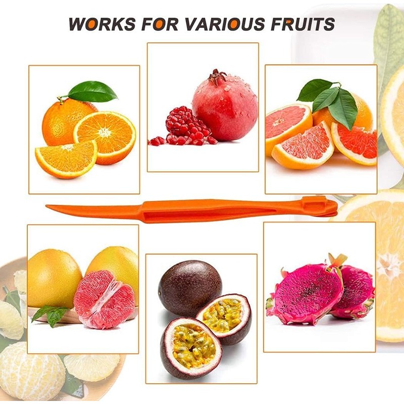 Orange Peeler Tools Plastic Orange Peeler Citrus Remover Easy Open