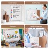 Dry Erase Calendar Whiteboard with Cork Board for Wall, Magnetic