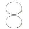 Pack of 2 large key rings, 148 mm ring, 4