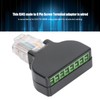 3 Sets RJ45 Male to 8 Pin Screw Terminal Connector