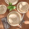 Gibson Home Casper Court 16-Piece Melamine Dinnerware Set – Beige