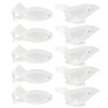 10Pcs Manual Lemon Juicer Transparent Safe Acrylic Fish Bird Shaped