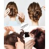 OMYZERO 60Pcs Non-Scratch Round Tips Spiral Bobby Hair Pins Spin