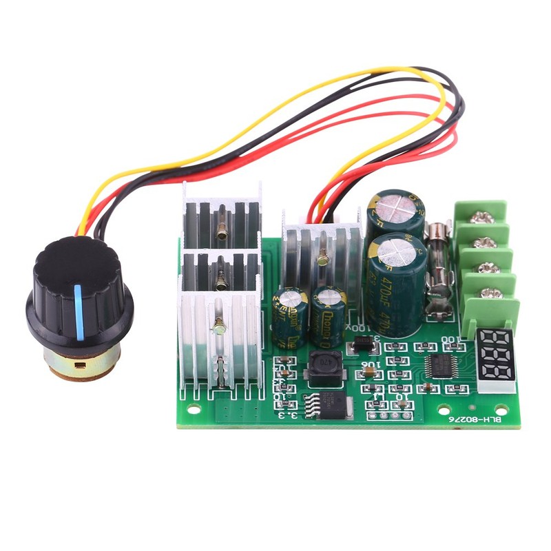DC Motor Driver Controller PWM DC 6V-60V 30A Motor Regulator
