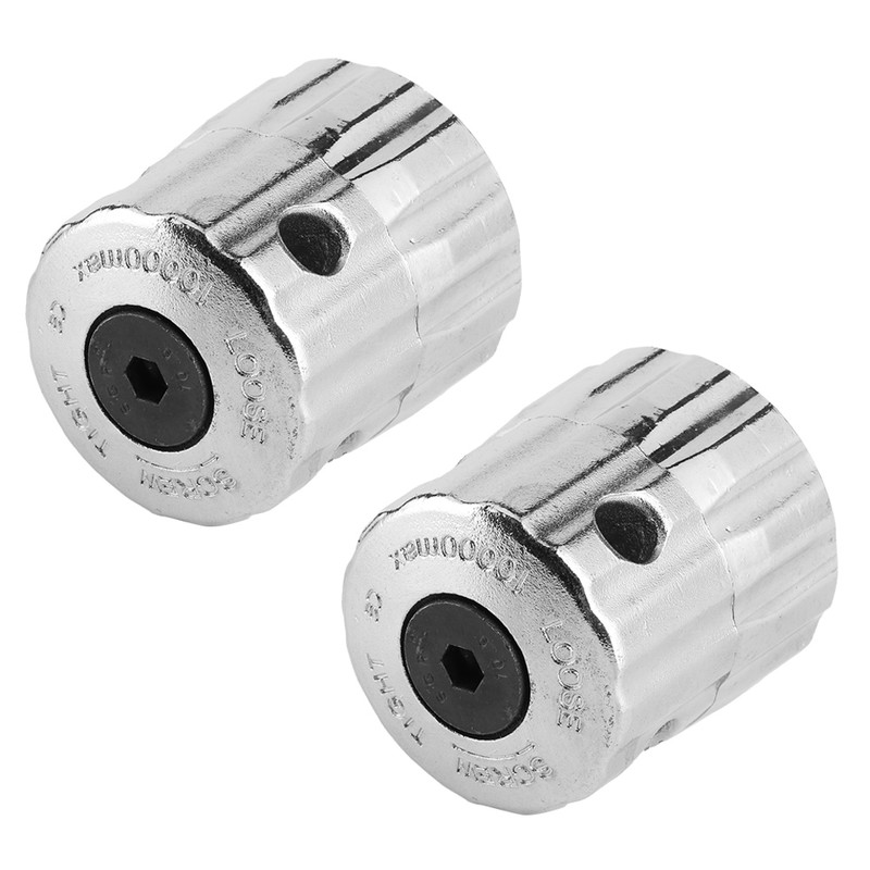 2Pcs/Set Aluminum Alloy Grass Trimmer Head with Lines Replacement Lawn