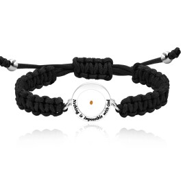 Sts Store Adjustable Black String Braided Bracelets Mountain Mustard Seed Bracelets Christ