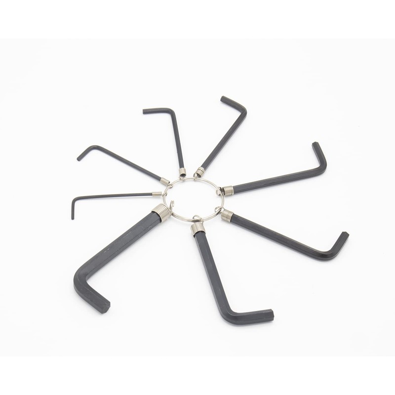 Cheerock 8-Pack Black L-Shape Hex Key Allen Wrench Set 1.5-6mm