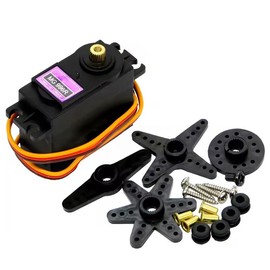 MakerMind Digital Servo Motor with Metal Gear and Ball Bearings Compatible with MG996R, Arduino RC