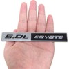 Fidida 2PC 5.0L Coyote Emblem Decal Car Engine Letters Decal