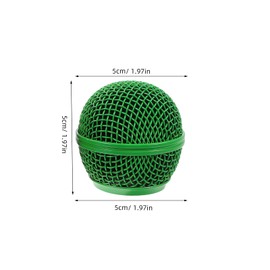 ERINGOGO 4pcs Microphone Head Compatible for Shure Sm58 31mm Mesh Microphone Grill Head Metal Mic Ball Head Mic Mesh Cover Replacements