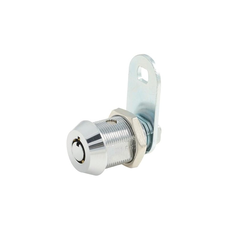 Lock L050TPCBB Cerradura tubular, cromo brillante, llave estándar, blíster