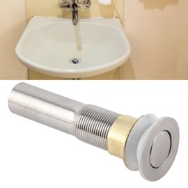 Garosa Conjunto de Desagüe del Lavabo del Recipiente del Baño sin Rebosadero Desagüe Antiobstrucción Lavabo Desagüe del Lavabo del Tocador Grifo del Baño Tapón del Desagüe del Lavabo
