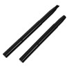 2pcs Double-Ended Angled Eyebrow Brush Set Cap Portable Makeup Tool for Eyebrows and Eyeshadow Retractable Design for Travel