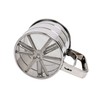 Flour and icing sugar sieve with handle, one-handed flour sieve,