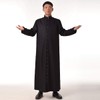 BLESSUME Roman Cassock Robe Liturgical Vestments Black