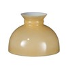 B&P Lamp Opal Glass Student Shade, Buff Nu-Gold
