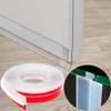 Upgrade T-Shaped Door Draft Stopper, Clear Silicone Seal Strip Weather
