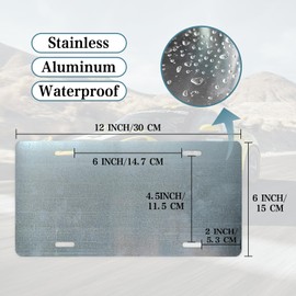 JBYMsign Vintage Wall Decor With God All Things Are Possible License Plate Metal Sign Tin Signs Poster