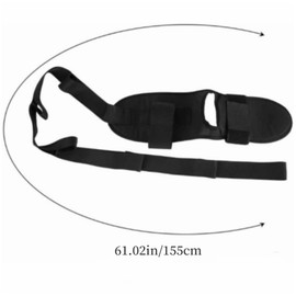 Lovgrin Correa de Estiramiento de Yoga, Cinturón Elástico con Banda De Anillo, 1PCS Correa de Ejercicio de Estiramiento de Múltiples Bucles, para Pilates, Ejercicios Físicos, Estiramiento de Yoga