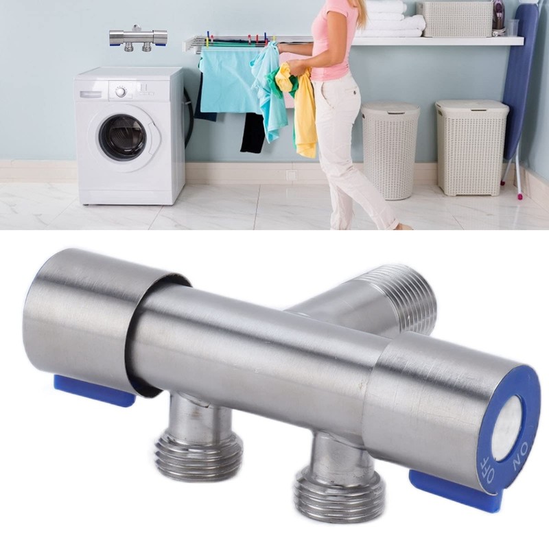 Hapivida Water Diverter Valve G1/2 Stainless Steel Angle Valve 1