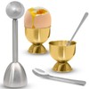 vibedor 5 Pack Egg Shell Opener Set, Stainless Steel Egg