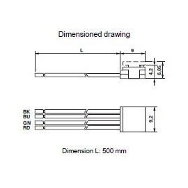 Phoenix Contact, Printed-Circuit Board Connector - PTF 0,3/4-WB-1,8-H - 1826114; Suitable for 8mm Wide RGB LED Tapes/Strips - Pack of 5pcs