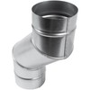 Repa Market 4" Inch Round Metal Duct Offset - Dryer