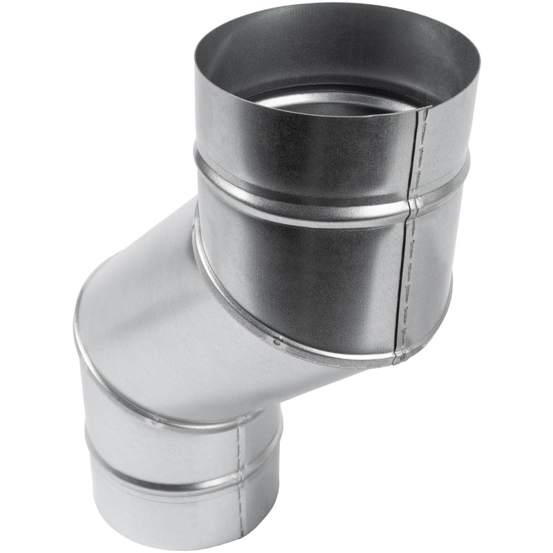 Repa Market 4" Inch Round Metal Duct Offset - Dryer