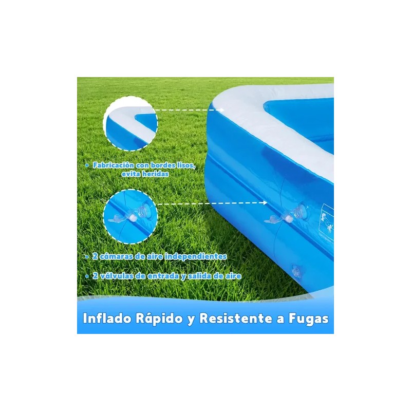 21015050cm Alberca Inflable Grandes Piscinas Rectangular