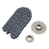Steel T8F Drive Chain Kit, 20T 11T Sprocket, 116 Links