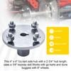 jtfrkope 4" x 4" Go-Kart Live Axle Hub with 1"
