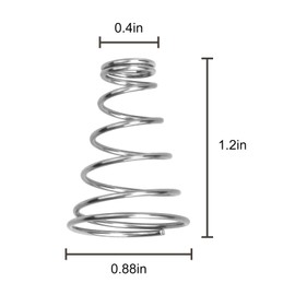 seork Coffee Percolator Pump Tube Spring （4 Pcs） Fits for Farberware Stove Top Percolators Classic Yosemite Stainless Steel Coffee Percolator