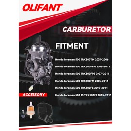 Carburetor For Honda Foreman 500 2005-2011 TRX500TM TRX500FPM TRX500FPE TRX500FM TRX500FE