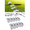 YFFSFDC Golf Iron Covers Headcovers 10 Pcs (3-9, A, Pw,