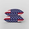 ggaimwf American Flag Cushion Cover USA Flag Cushion America for