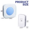 Wireless Doorbells for Home Flashing Light Doorbell with 2 Buttons